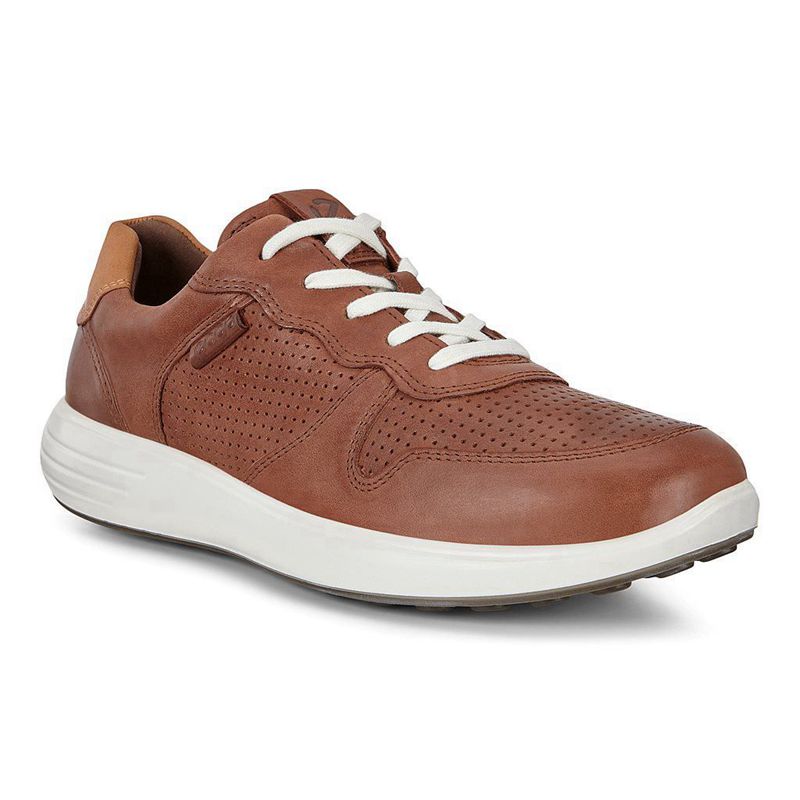 Men Casual Ecco Soft 7 Runner M - Sneakers Brown - India BMEQCF459
